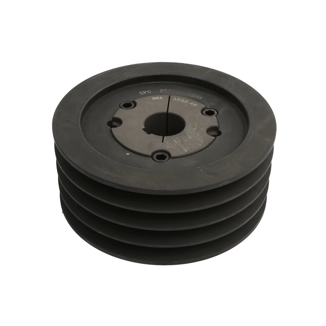 Spc280-04/Belt Pulley with Taper Bushing/Pulley/Conveyor Roller/Roller/Timing Belt Pulley/Hardware Parts/Equipment Parts/V-Belt Pulley/Groove Pulley