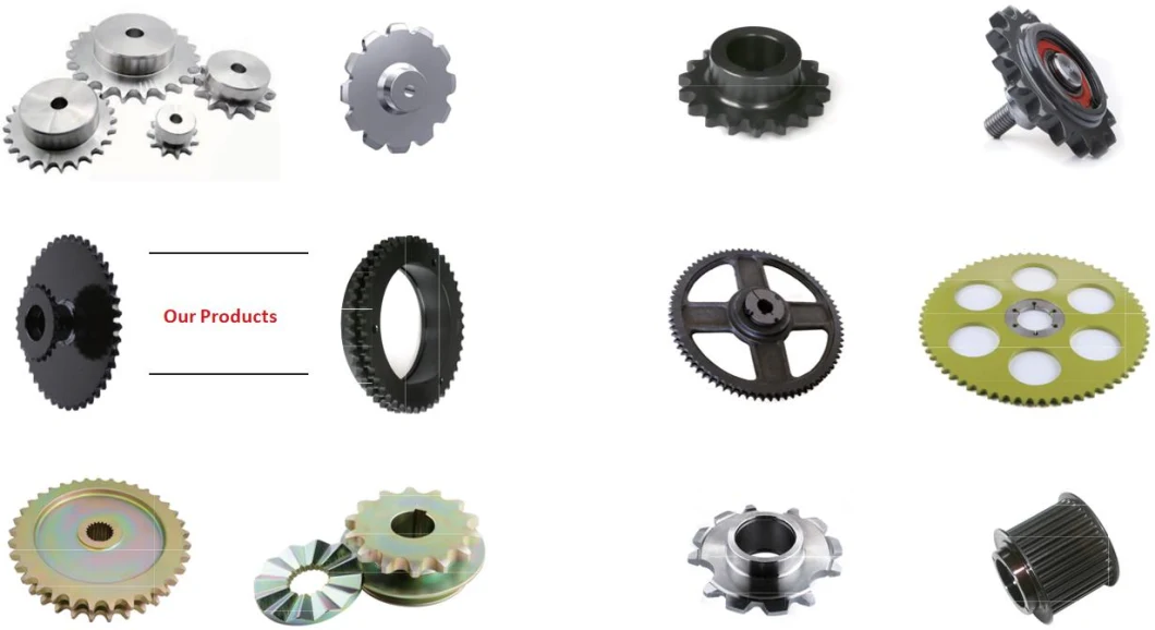 Industrial Sprocket Rear Chain Wheel Sprocket Drive Motorcycle Stainless Steel Roller Chain Sprocket